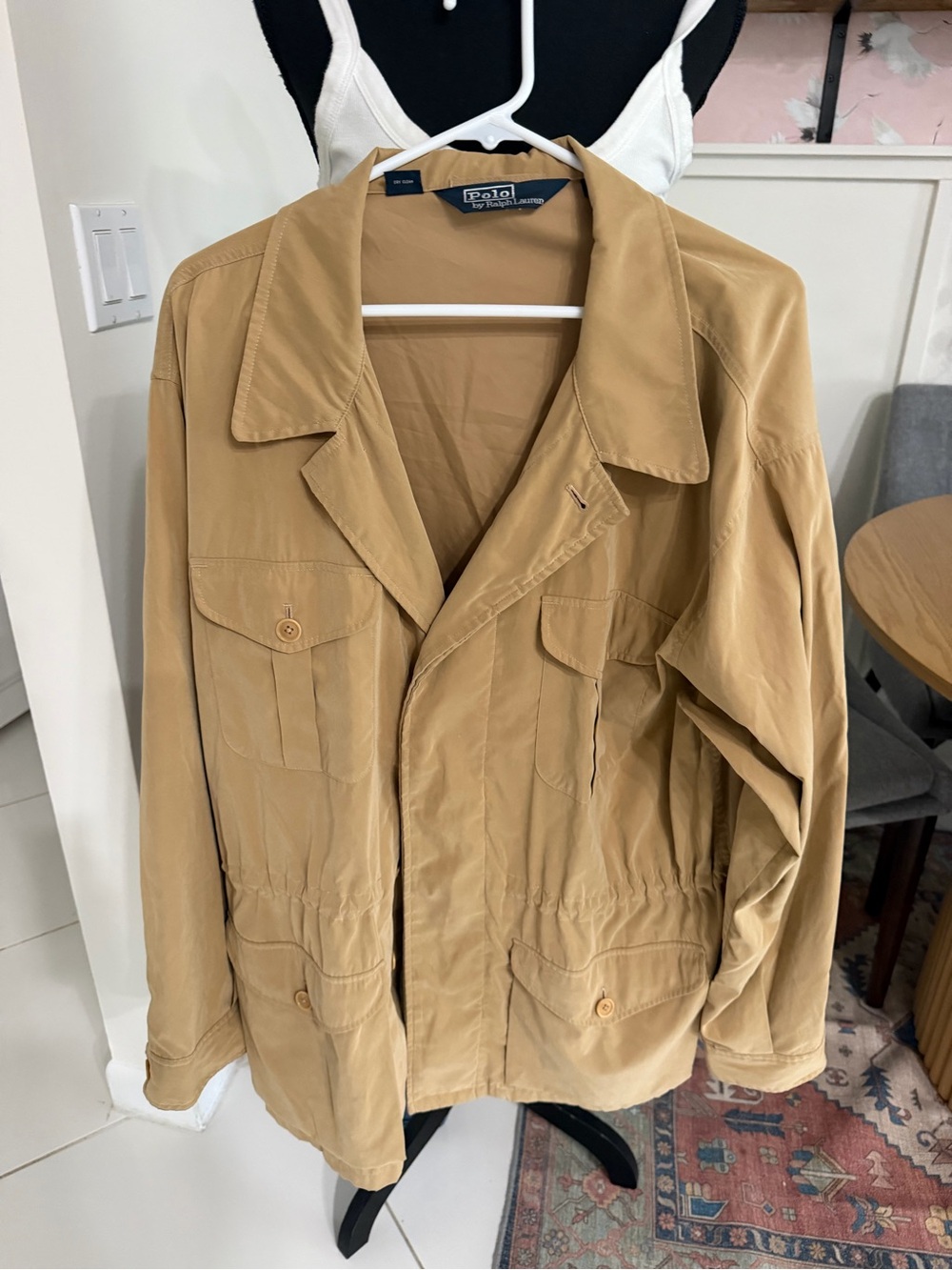 Authentic Vintage Polo Ralph Lauren Safari Jacket Men’s XL Lightweight Button Up